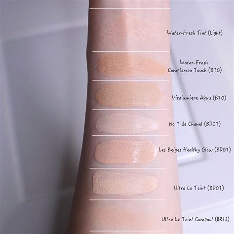 chanel les beiges b10|chanel les beiges colour chart.